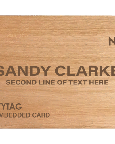 Wooden NFC Name Card