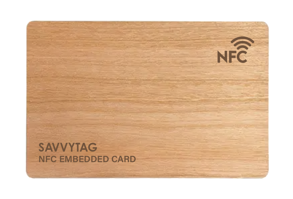 Wooden NFC Blank Card